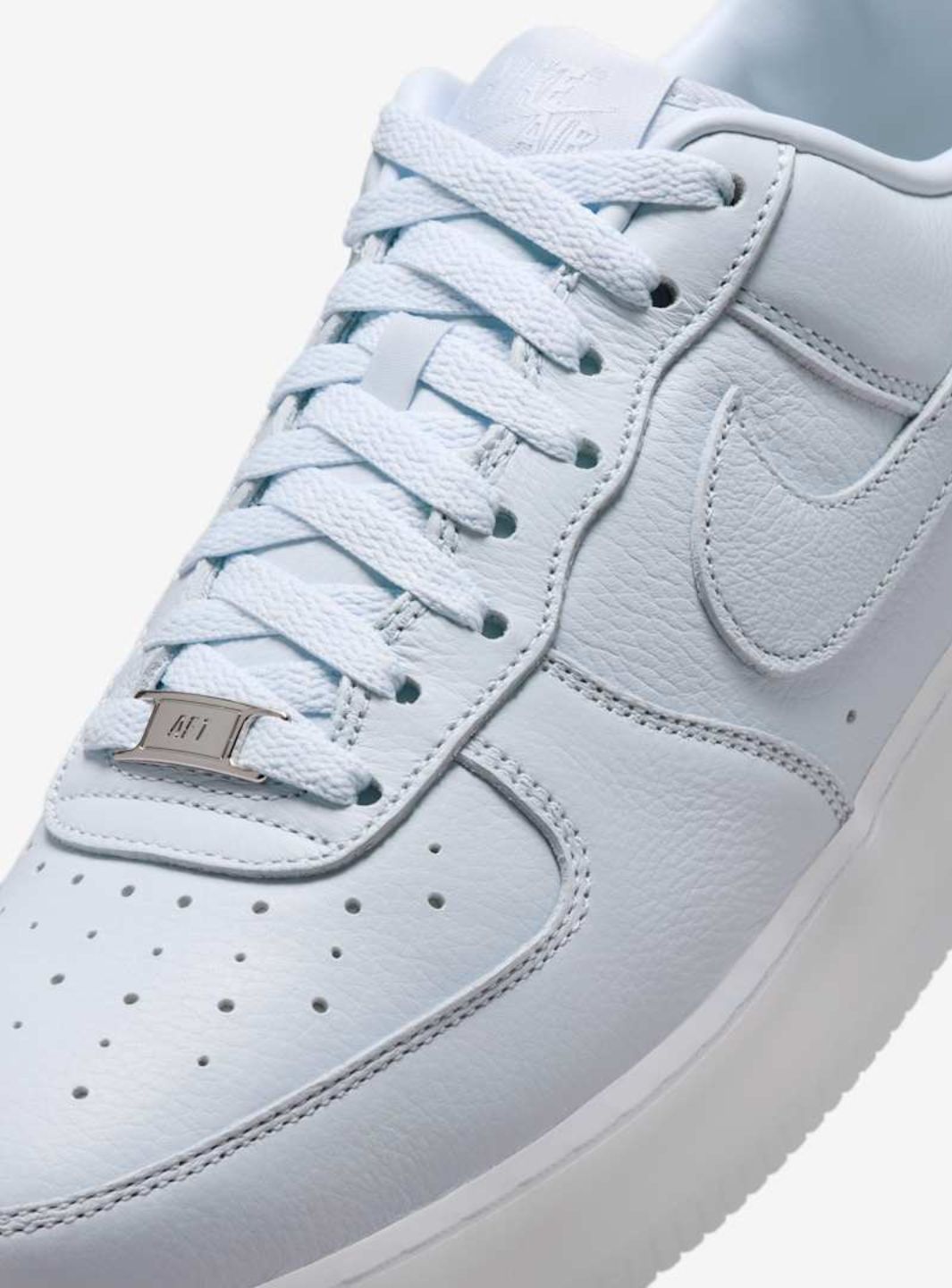 Nike Air Force 1 Low Drake NOCTA Certified Lover Boy Palest Purple sneakers basse uomo e donna pelle viola, dettaglio suola