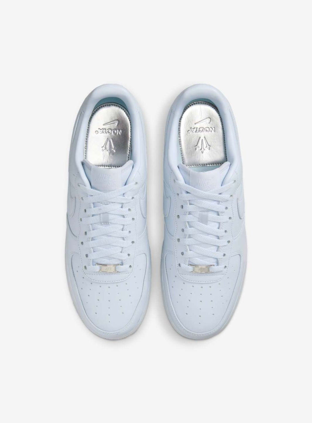 Nike Air Force 1 Low Drake NOCTA Certified Lover Boy Palest Purple sneakers basse uomo e donna pelle viola, vista posteriore