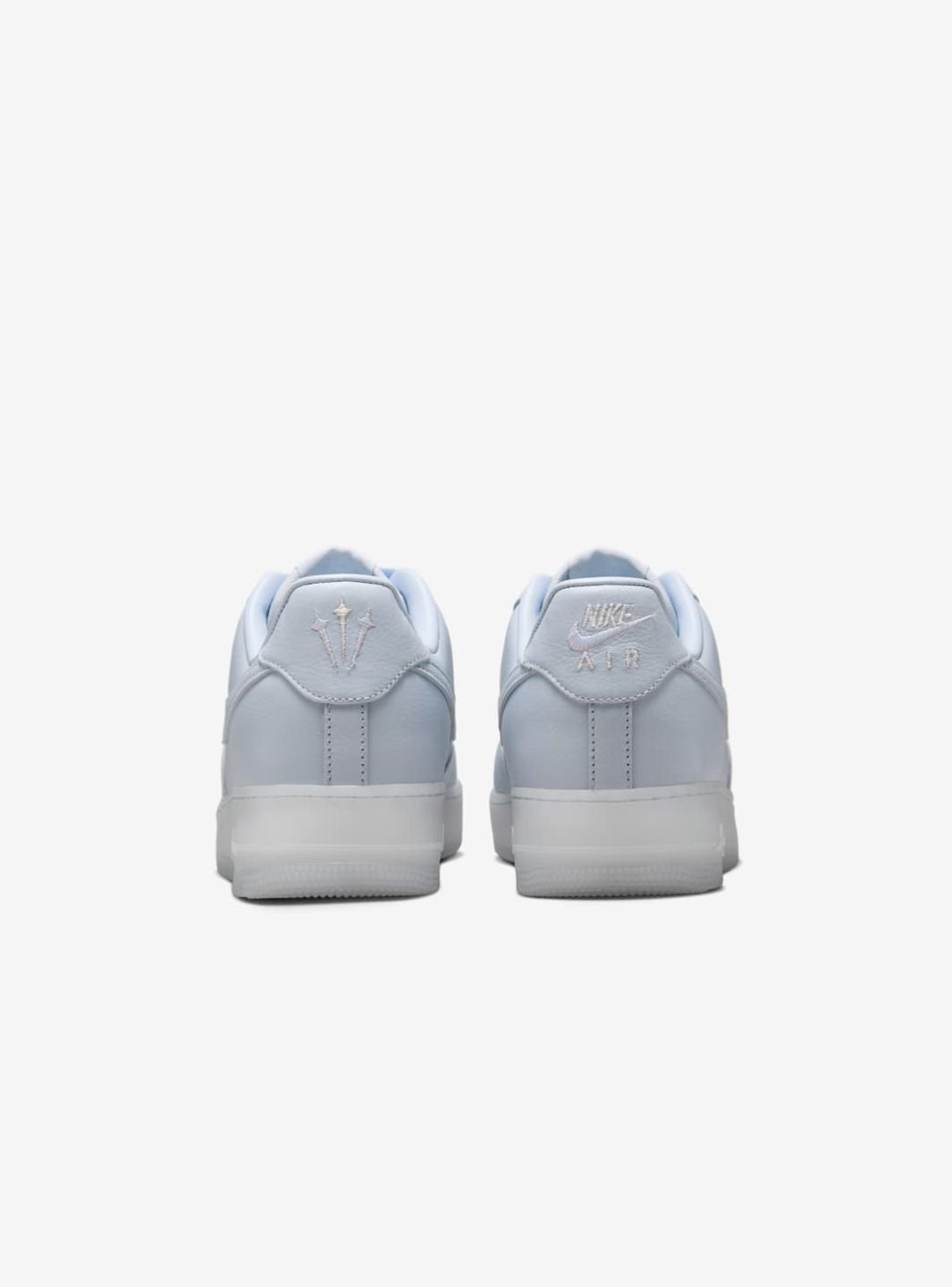 Nike Air Force 1 Low Drake NOCTA Certified Lover Boy Palest Purple sneakers basse uomo e donna pelle viola, vista dall'alto