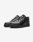 Nike Air Force 1 Low Black sneakers basse uomo e donna pelle nero, vista frontale