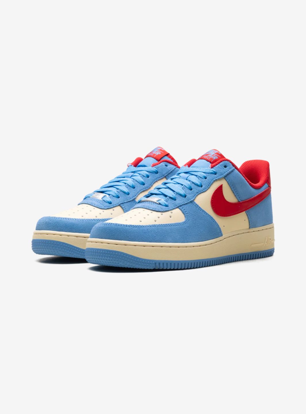 Nike Air Force 1 Low Doraemon sneakers basse uomo e donna pelle multicolore, vista frontale