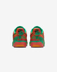 Nike Air Force 1 Low Stadium Green Crimson sneakers basse uomo e donna pelle verde rosso, vista dall'alto