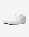 Nike Air Force 1 Low White Travis Scott Cactus Jack Utopia Edition sneakers basse uomo e donna pelle bianco, vista frontale