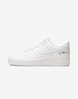 Nike Air Force 1 Low White Travis Scott Cactus Jack Utopia Edition sneakers basse uomo e donna pelle bianco, vista laterale