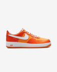 Nike Air Force 1 Low Orange White Patent sneakers basse uomo e donna pelle bianco arancione, dettaglio tomaia