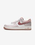 Nike Air Force 1 Low Canyon Rust Snakeskin sneakers basse uomo e donna pelle marrone, vista laterale
