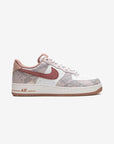 Nike Air Force 1 Low Canyon Rust Snakeskin sneakers basse uomo e donna pelle marrone, dettaglio tomaia