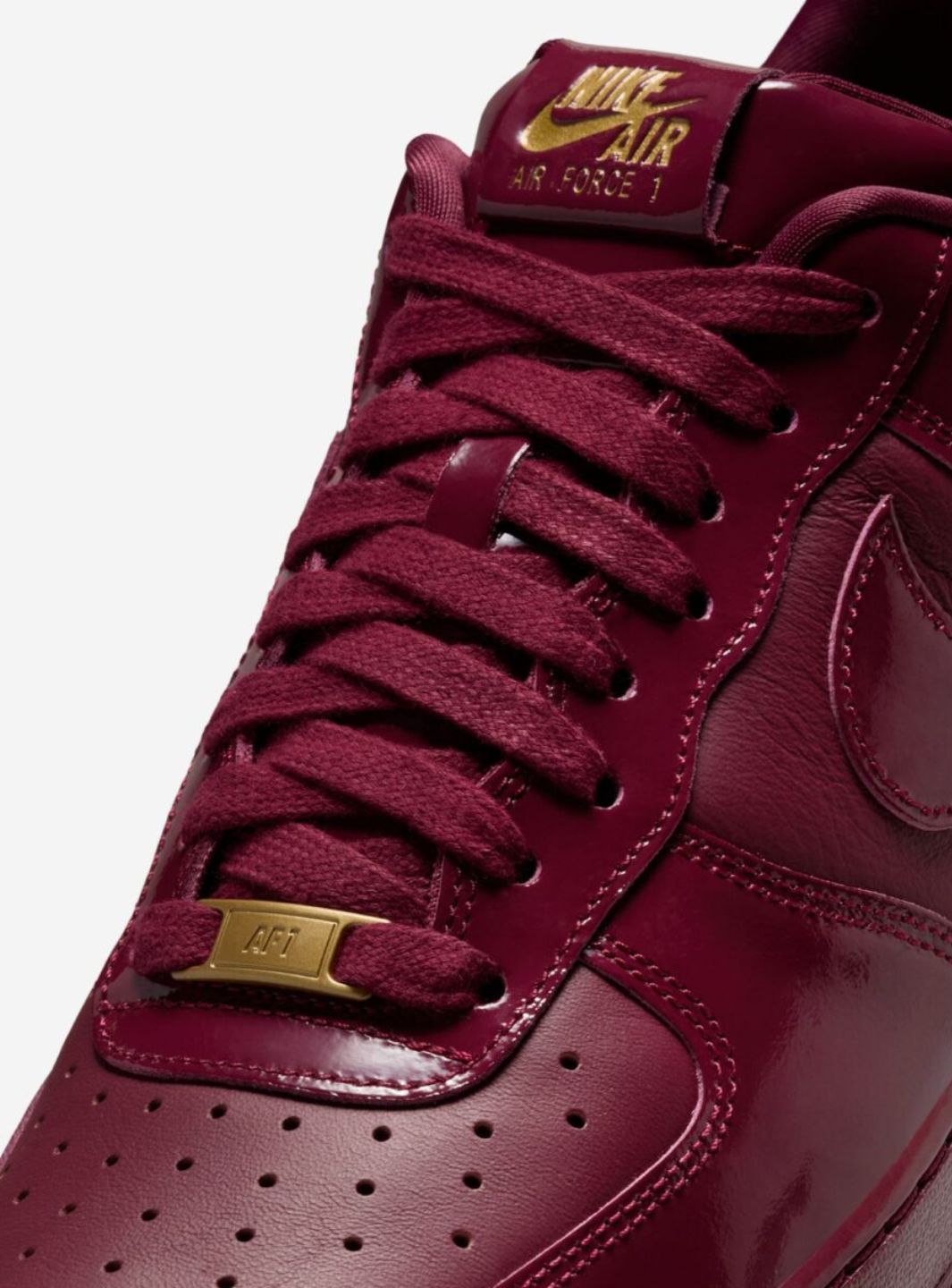 Nike Air Force 1 Low Central Cee Dark Beetroot (UK Exclusive) sneakers basse uomo e donna pelle multicolore, dettaglio suola