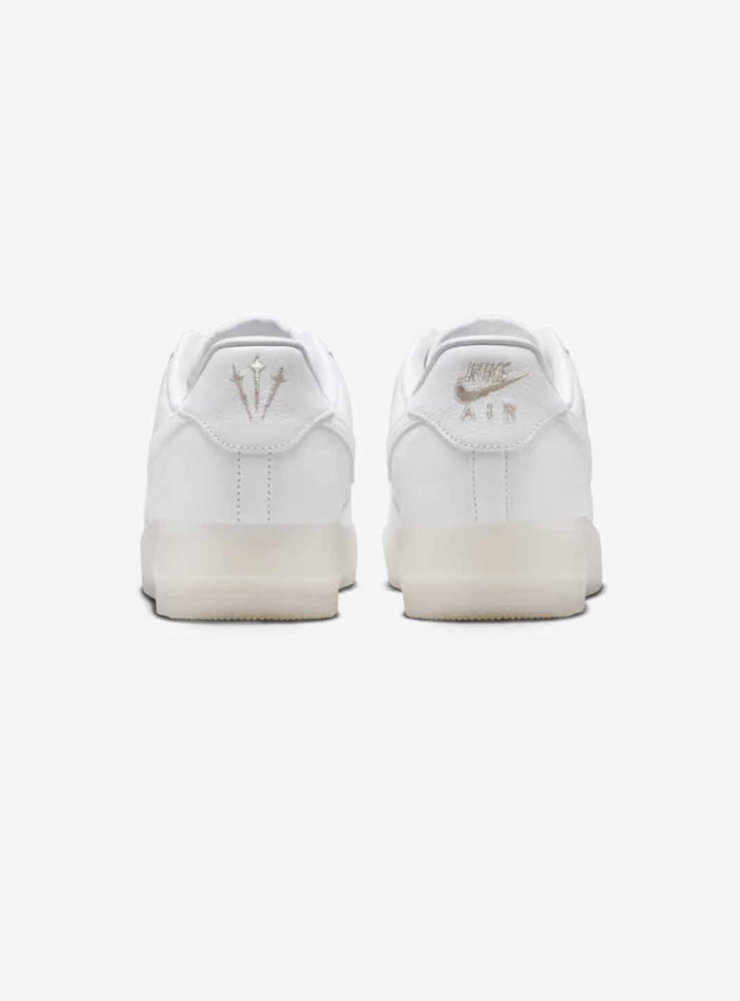 Nike Air Force 1 Low Drake NOCTA Certified Lover Boy White Cobalt Tint sneakers basse uomo e donna pelle bianco blu, vista da