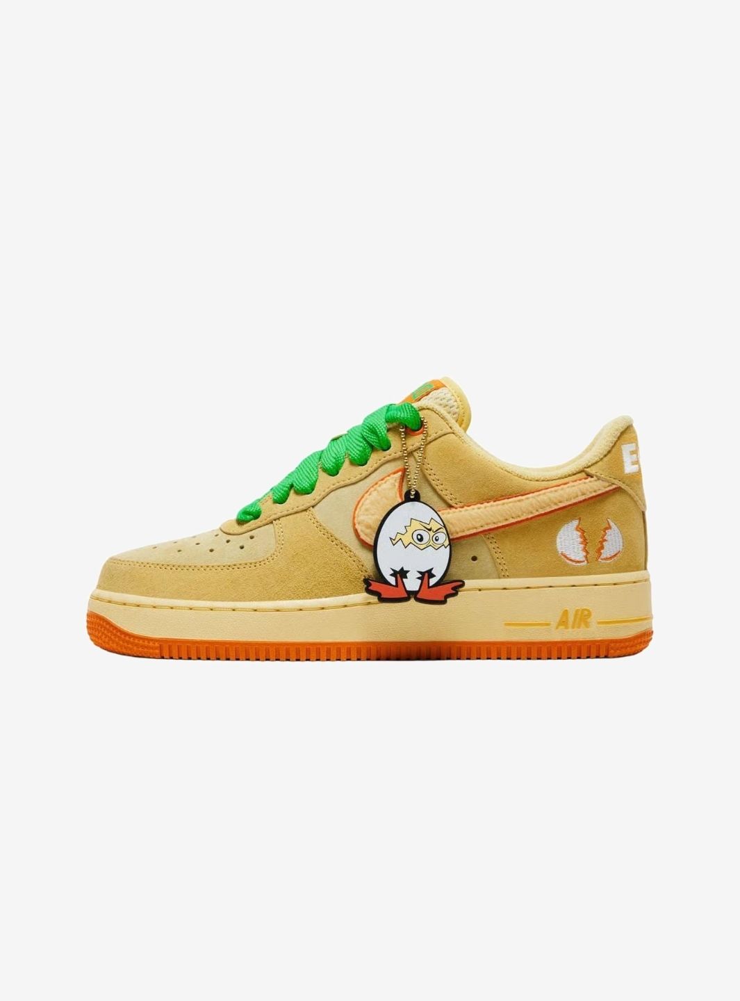 Nike Air Force 1 Low Ducks of a Feather University of Oregon Duck or Egg sneakers basse uomo e donna pelle multicolore, vista