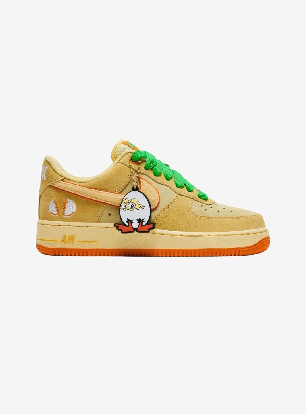 Nike Air Force 1 Low Ducks of a Feather University of Oregon Duck or Egg sneakers basse uomo e donna pelle multicolore, vista