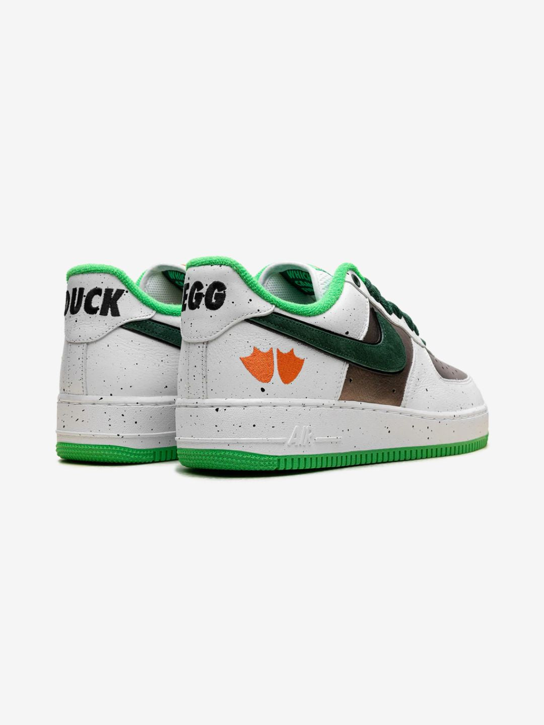 Nike Air Force 1 Low Ducks of a Feather University of Oregon Egg or Duck sneakers basse uomo e donna pelle multicolore, detta