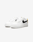 Nike Air Force 1 Low Have a Nike Day White Gold sneakers basse uomo e donna pelle bianco oro, vista frontale
