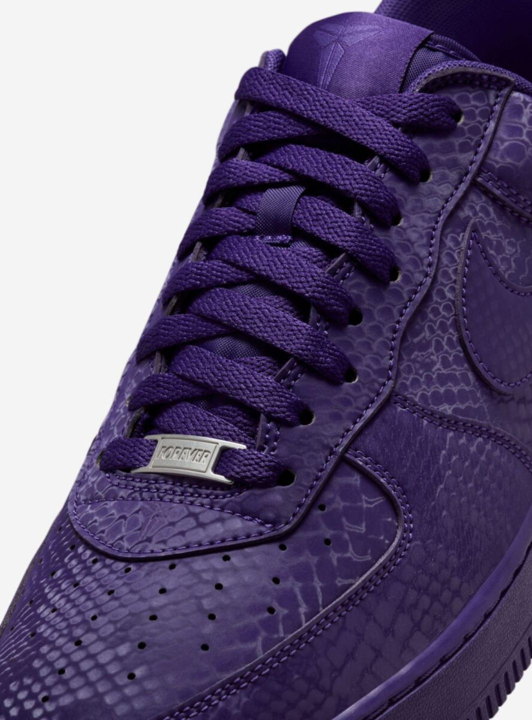 Nike Air Force 1 Low Kobe Bryant Court Purple sneakers basse uomo e donna pelle viola, dettaglio suola