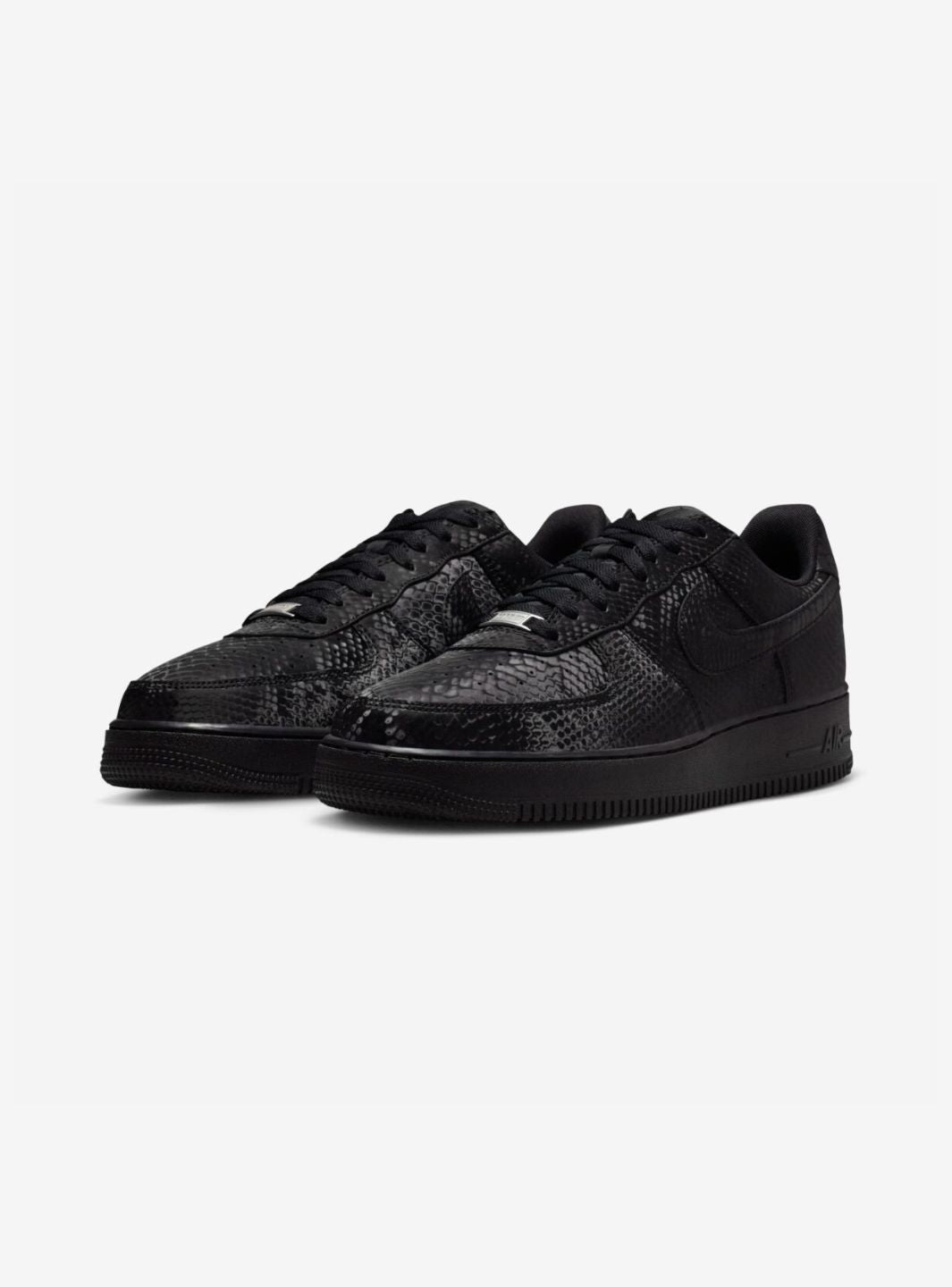 Nike Air Force 1 Low Kobe Bryant Forever Black sneakers basse uomo e donna pelle nero, vista frontale