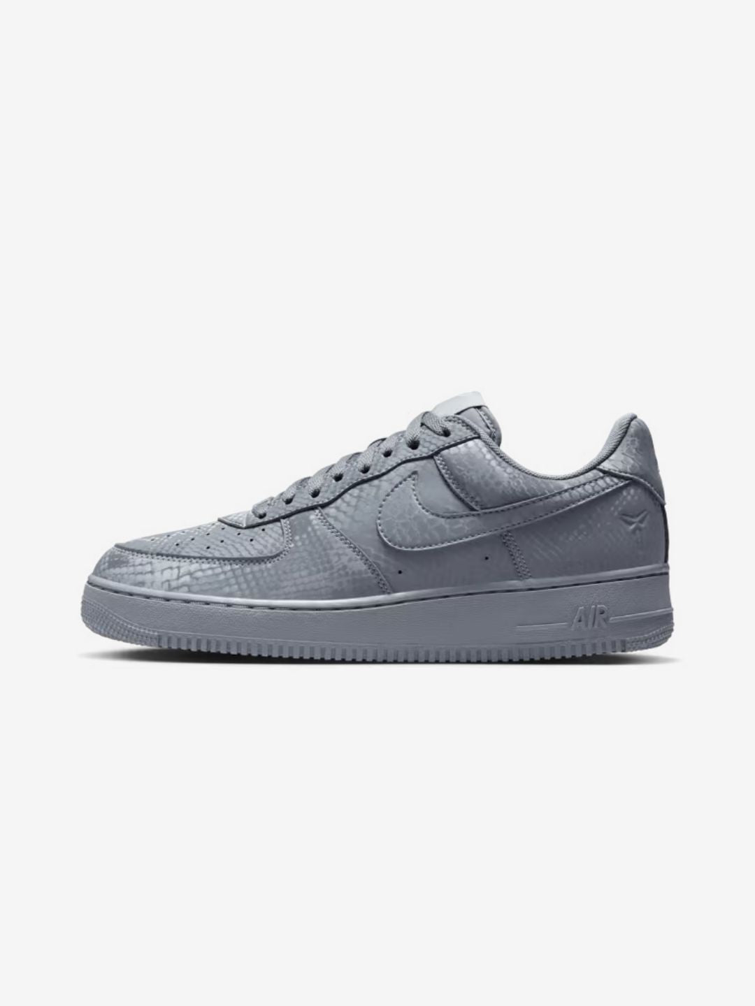 Nike Air Force 1 Low Kobe Bryant Forever Cool Grey sneakers basse uomo e donna pelle grigio, vista laterale