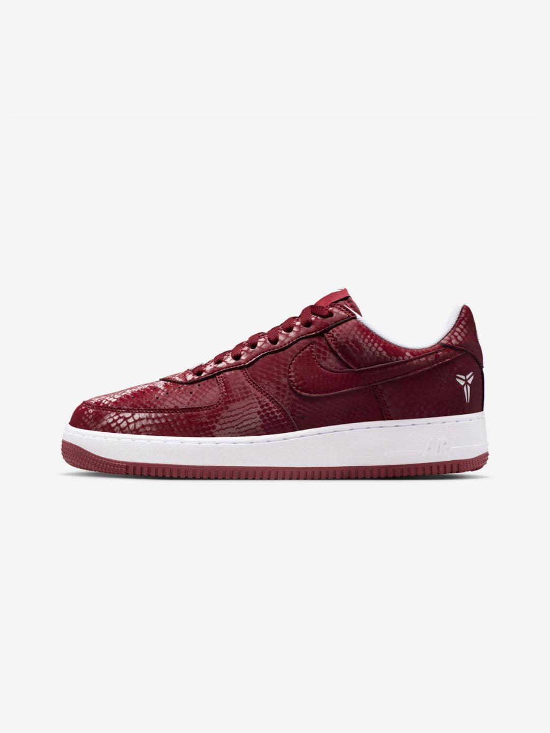 Nike Air Force 1 Low Kobe Bryant Forever Lower Merion Away sneakers basse uomo e donna pelle multicolore, vista laterale
