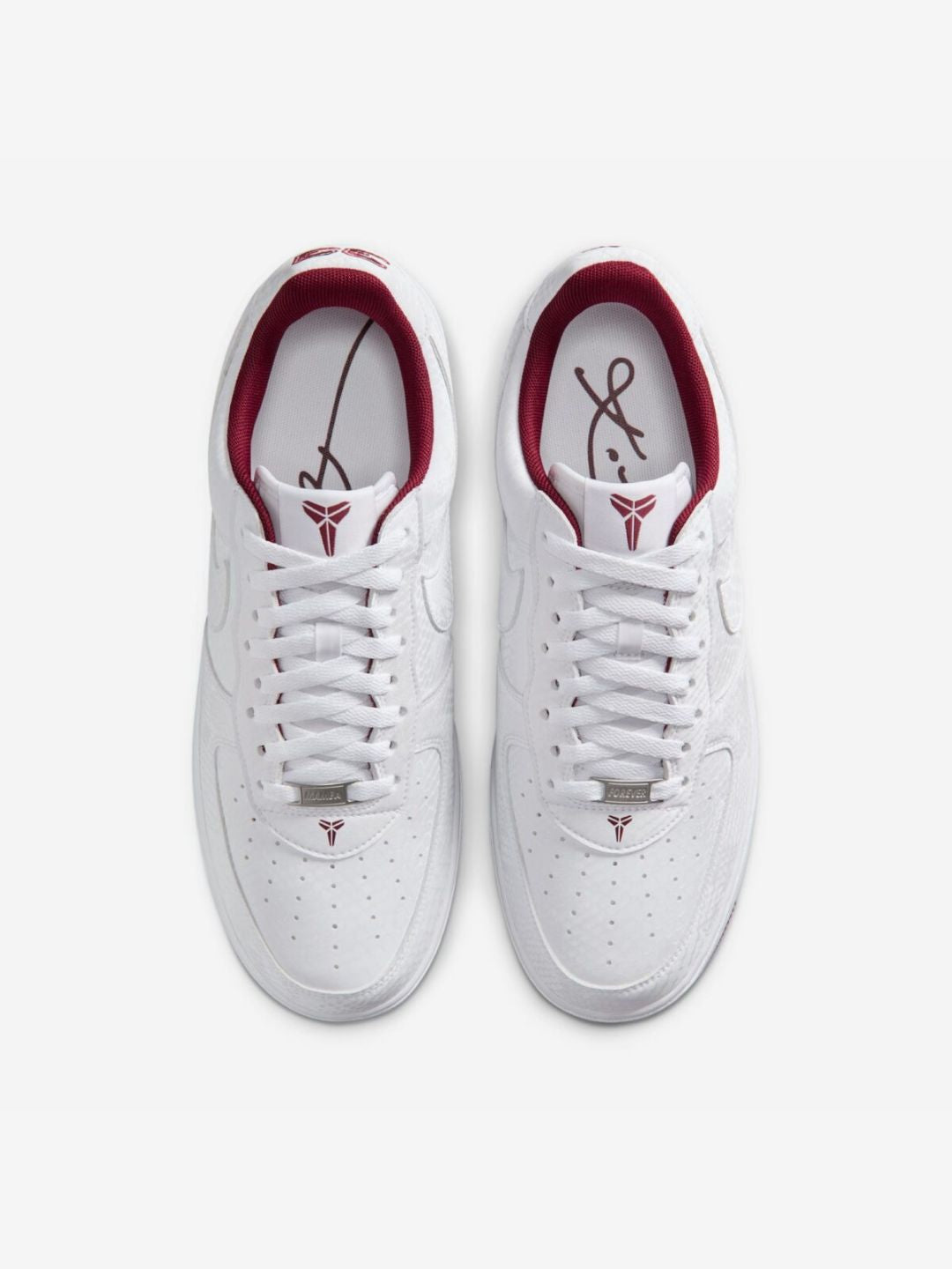 Nike Air Force 1 Low Kobe Bryant Forever Lower Merion Home sneakers basse uomo e donna pelle multicolore, vista posteriore