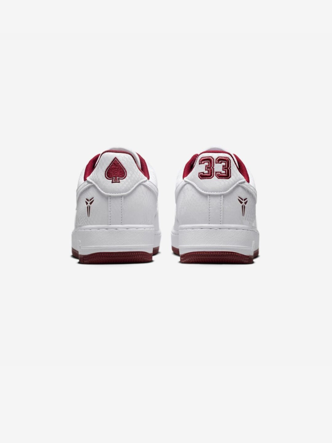 Nike Air Force 1 Low Kobe Bryant Forever Lower Merion Home sneakers basse uomo e donna pelle multicolore, vista dall'alto
