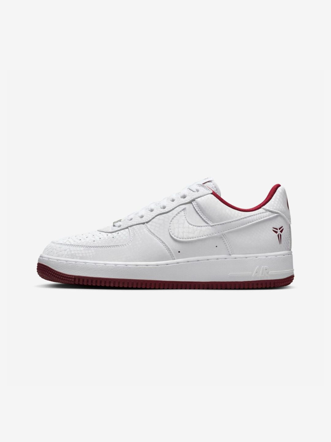 Nike Air Force 1 Low Kobe Bryant Forever Lower Merion Home sneakers basse uomo e donna pelle multicolore, vista laterale