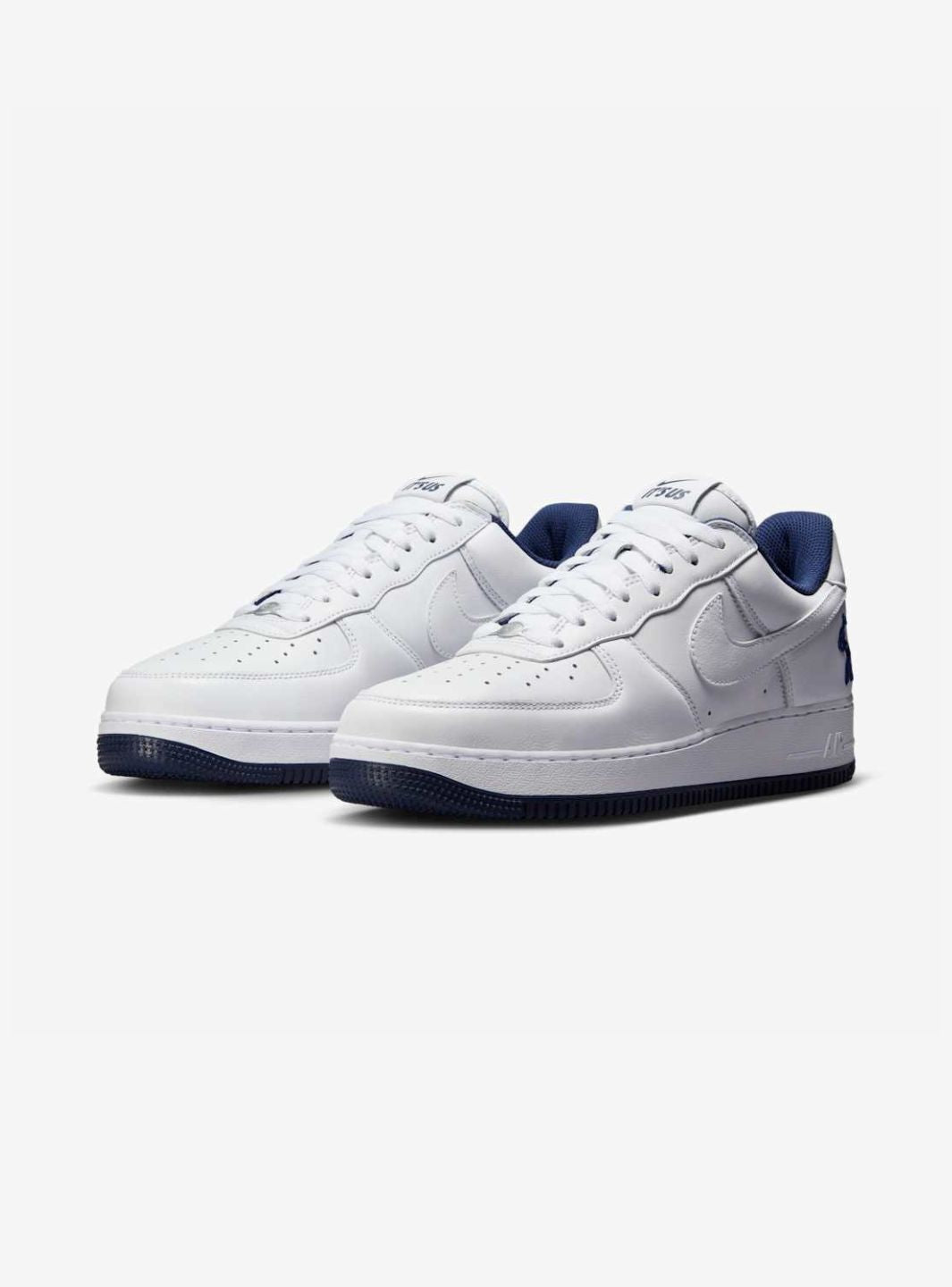 Nike Air Force 1 Low Lil Yachty Concrete Boys It's Us sneakers basse uomo e donna pelle blu, vista frontale