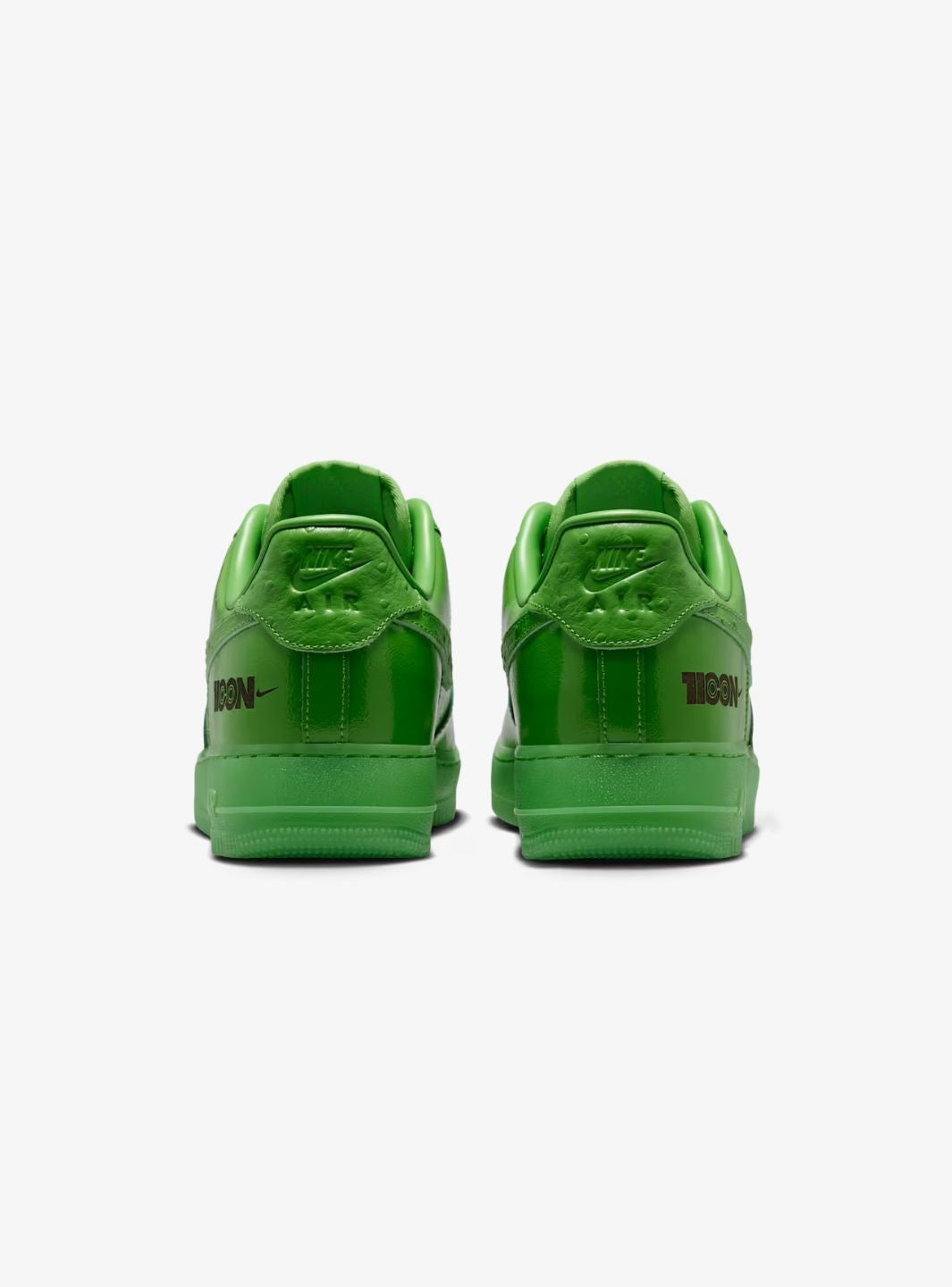 Nike Air Force 1 Low Icon Green Apple sneakers basse uomo e donna pelle verde, dettaglio suola