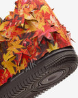 Nike Air Force 1 Low Leaf Camo sneakers basse uomo e donna pelle multicolore, dettaglio tomaia