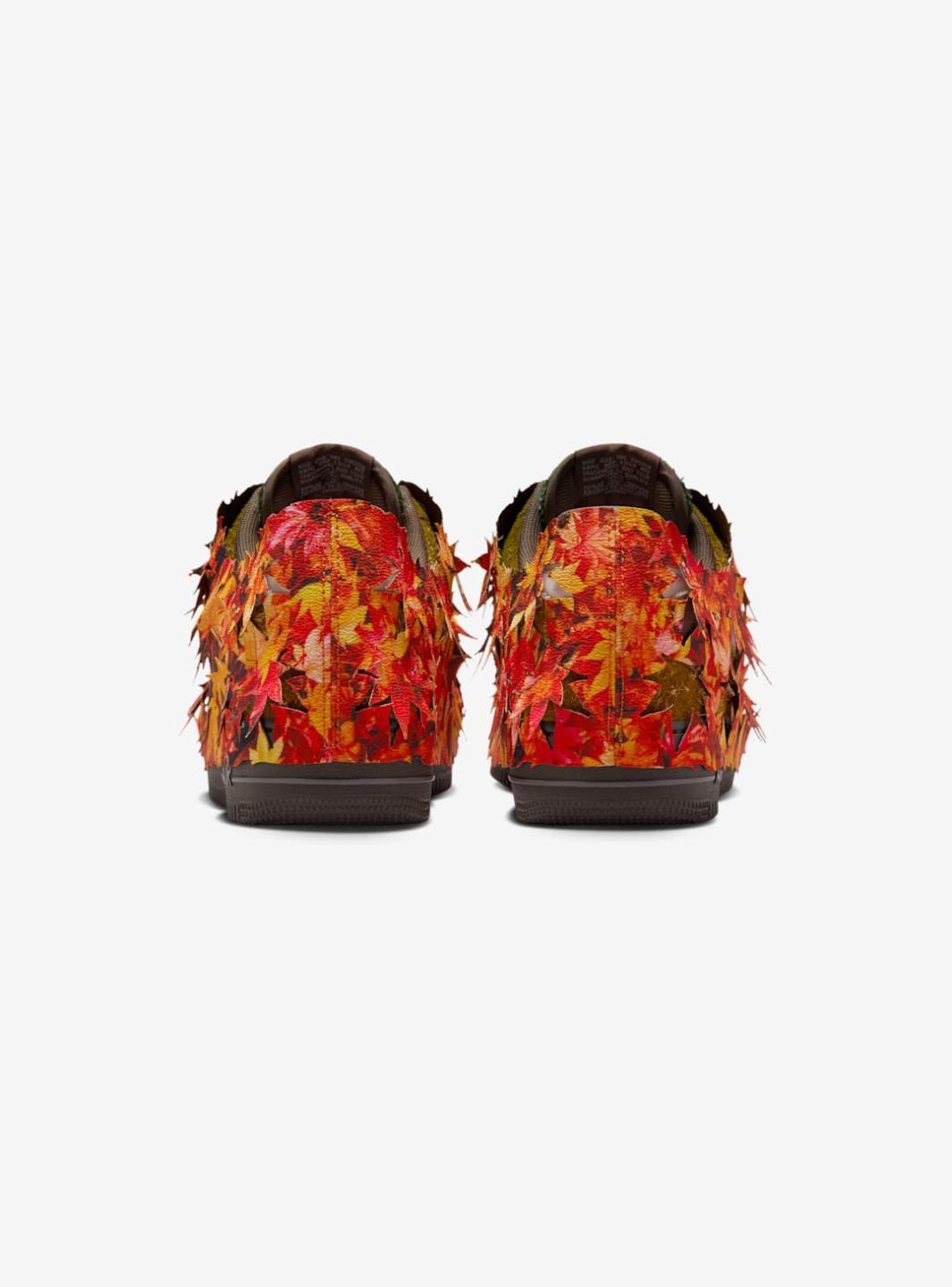 Nike Air Force 1 Low Leaf Camo sneakers basse uomo e donna pelle multicolore, vista dall'alto