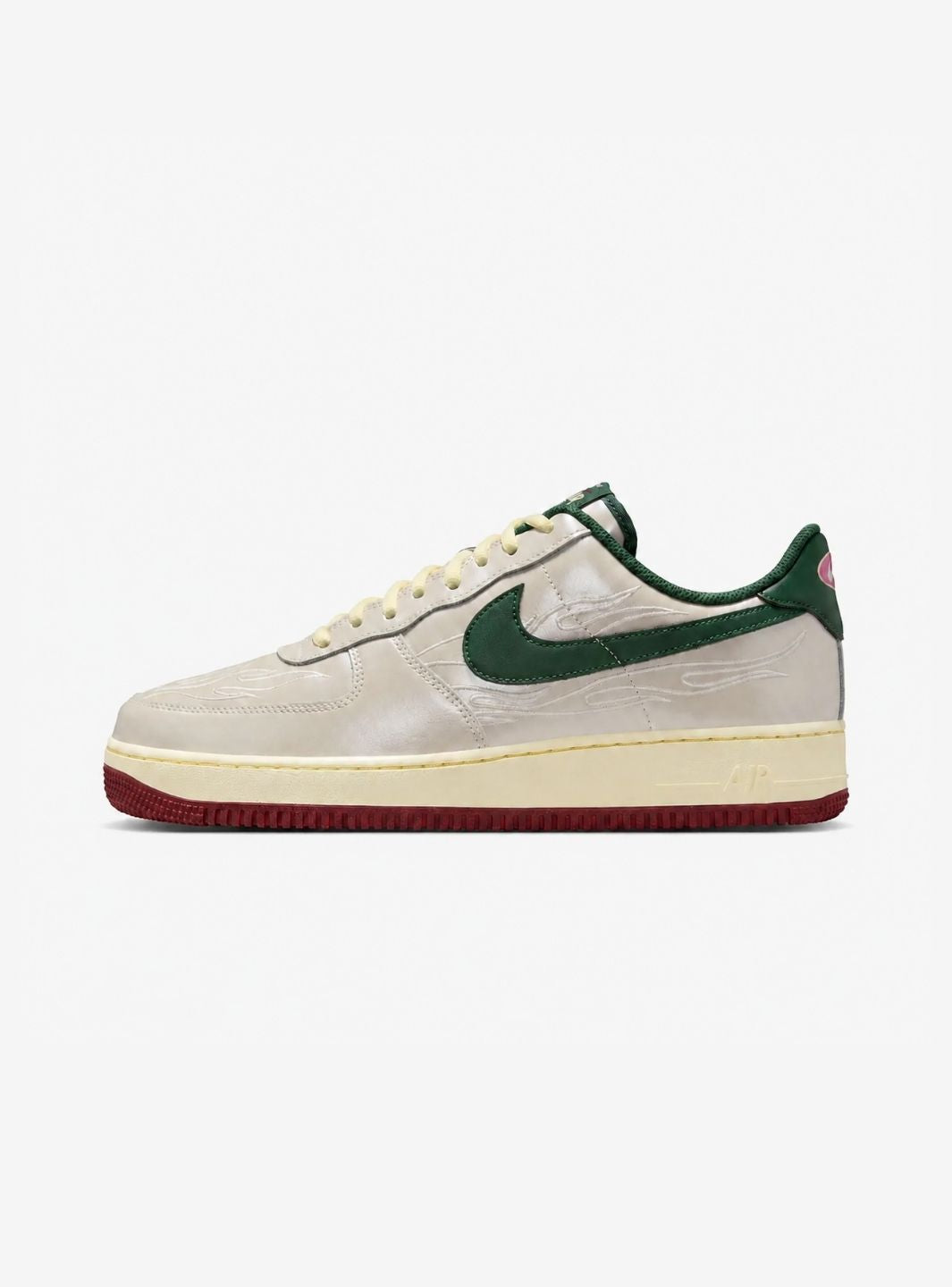 Nike Air Force 1 Low Mexico World Cup sneakers basse uomo e donna pelle verde, vista laterale