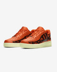 Nike Air Force 1 Low Orange Skeleton Halloween (2020) sneakers basse uomo e donna pelle arancione nero, vista frontale