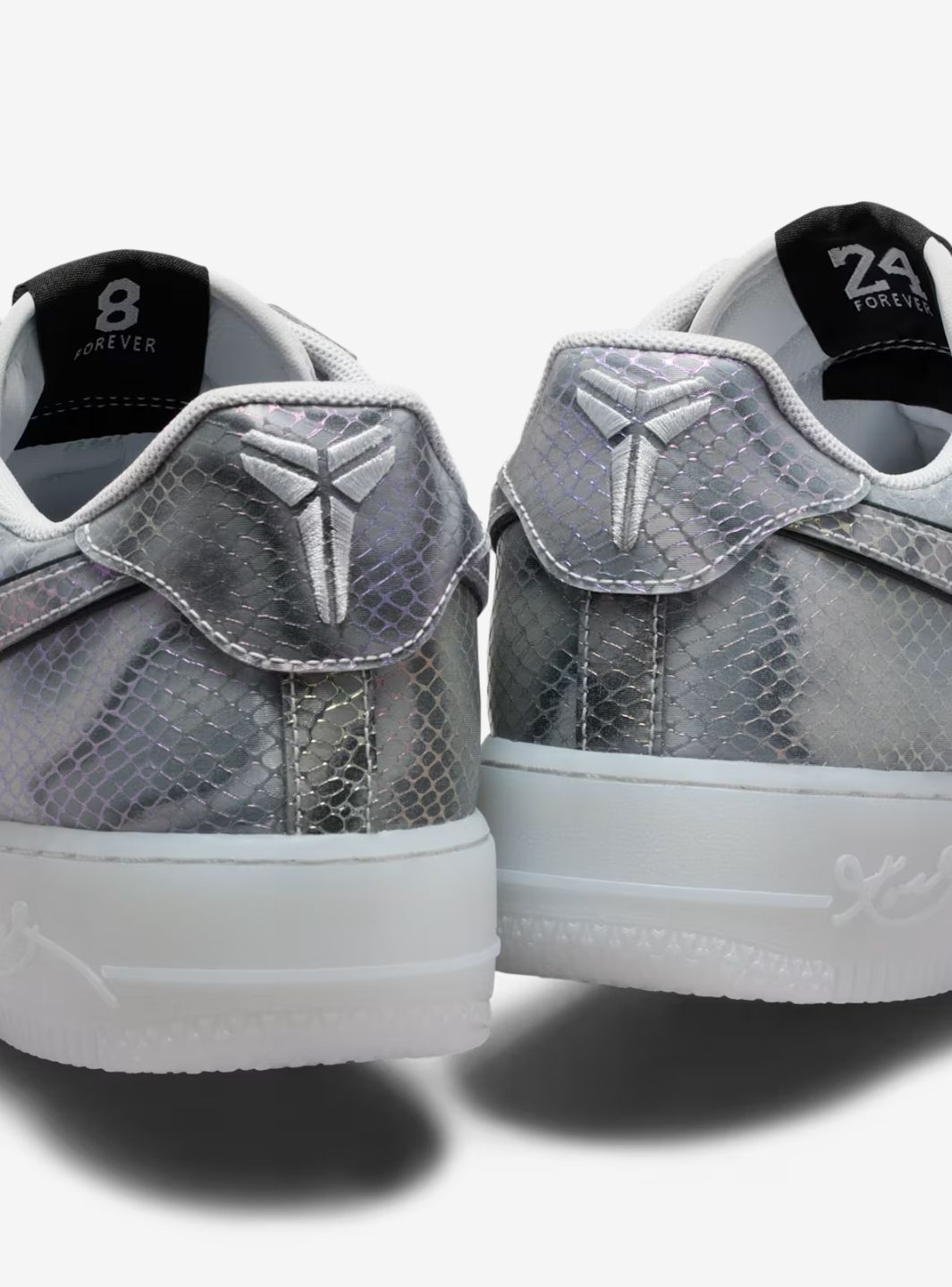 Nike Air Force 1 Low Kobe Bryant Lenticular sneakers basse uomo e donna pelle multicolore, indossate