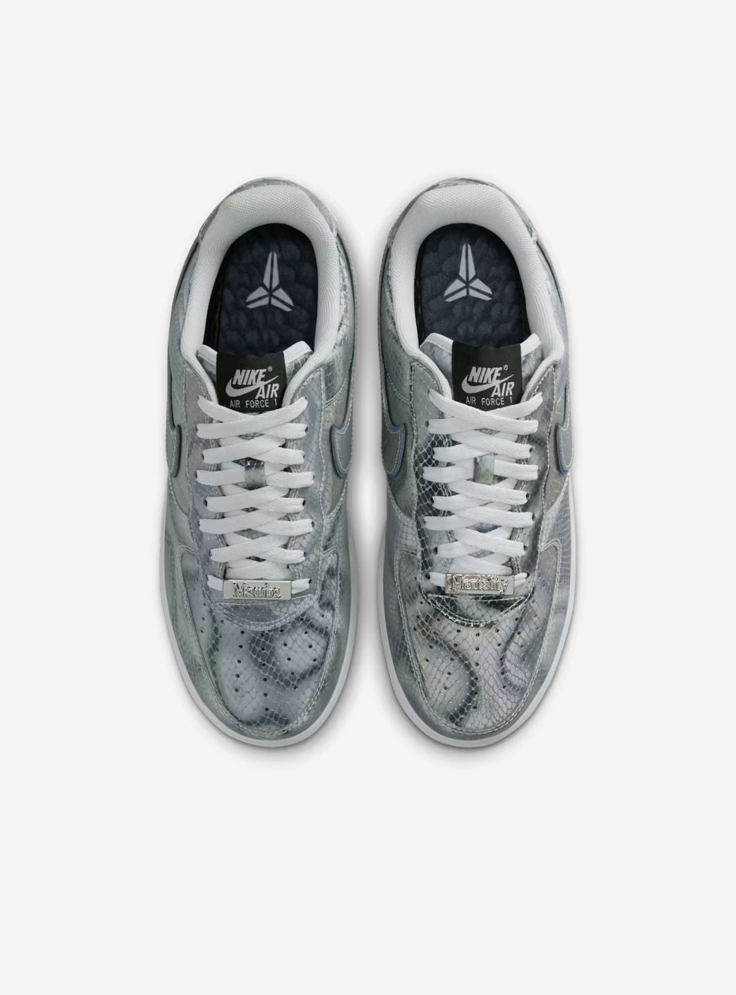 Nike Air Force 1 Low Kobe Bryant Lenticular sneakers basse uomo e donna pelle multicolore, vista posteriore