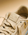 Nike Air Force 1 Low Kobe Bryant Linen sneakers basse uomo e donna pelle beige, dettaglio tomaia