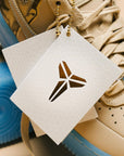 Nike Air Force 1 Low Kobe Bryant Linen sneakers basse uomo e donna pelle beige, vista dall'alto