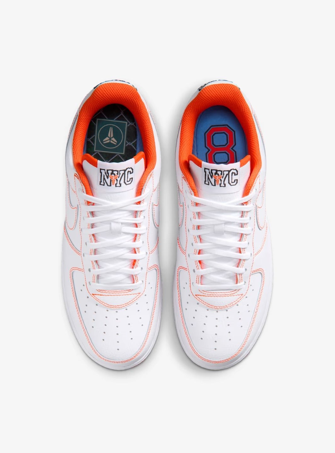 Nike Air Force 1 Low Kobe Bryant Lord of the Rings sneakers basse uomo e donna pelle multicolore, dettaglio suola
