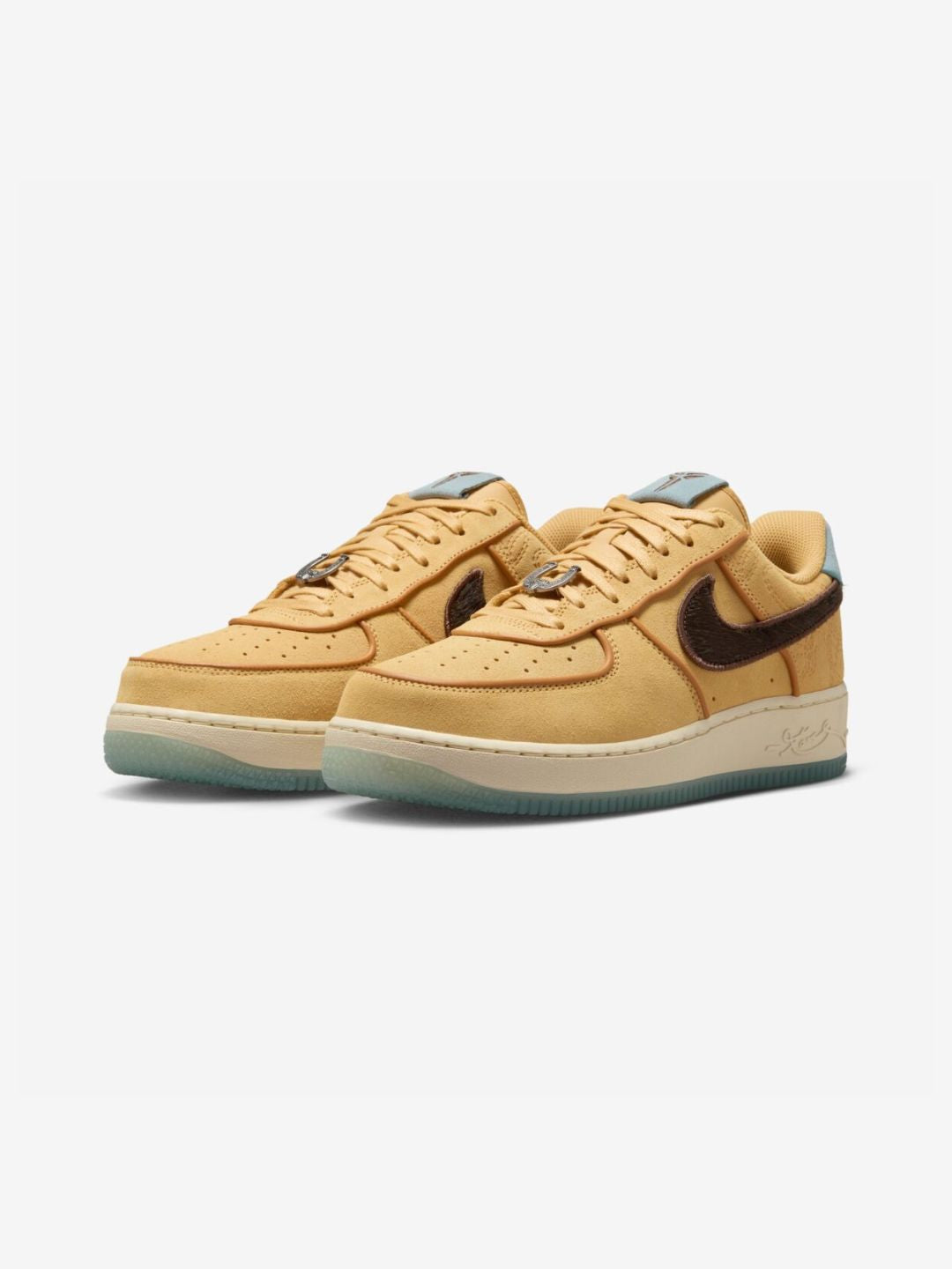 Nike Air Force 1 Low Kobe Bryant Siempre Hermanos sneakers basse uomo e donna pelle multicolore, vista frontale