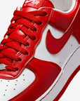 Nike Air Force 1 Low Terror Squad White University Red sneakers basse uomo e donna pelle bianco rosso, vista dall'alto