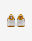 Nike Air Force 1 Low Kobe Bryant Lakers Home sneakers basse uomo e donna pelle giallo viola, vista dall'alto