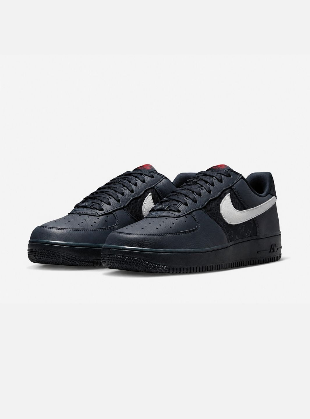 Nike Air Force 1 Low Team USA Away sneakers basse uomo e donna pelle bianco, vista frontale