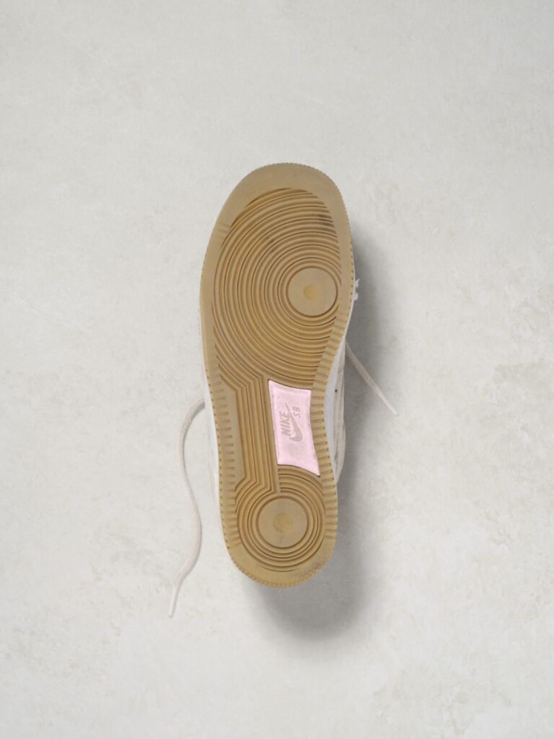 Nike Air Force 1 Low SB Light Orewood Brown Pink sneakers basse uomo e donna pelle rosa marrone, vista dall'alto