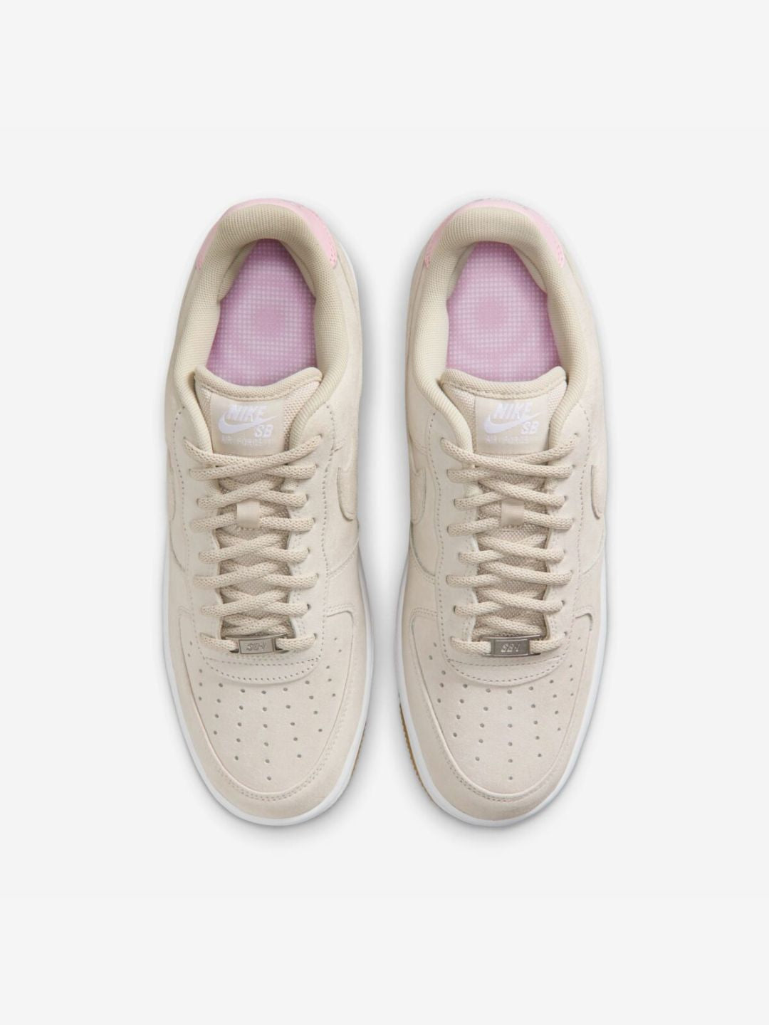 Nike Air Force 1 Low SB Light Orewood Brown Pink sneakers basse uomo e donna pelle rosa marrone, vista posteriore