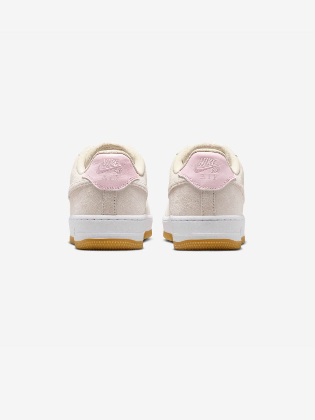 Nike Air Force 1 Low SB Light Orewood Brown Pink sneakers basse uomo e donna pelle rosa marrone, vista dall'alto