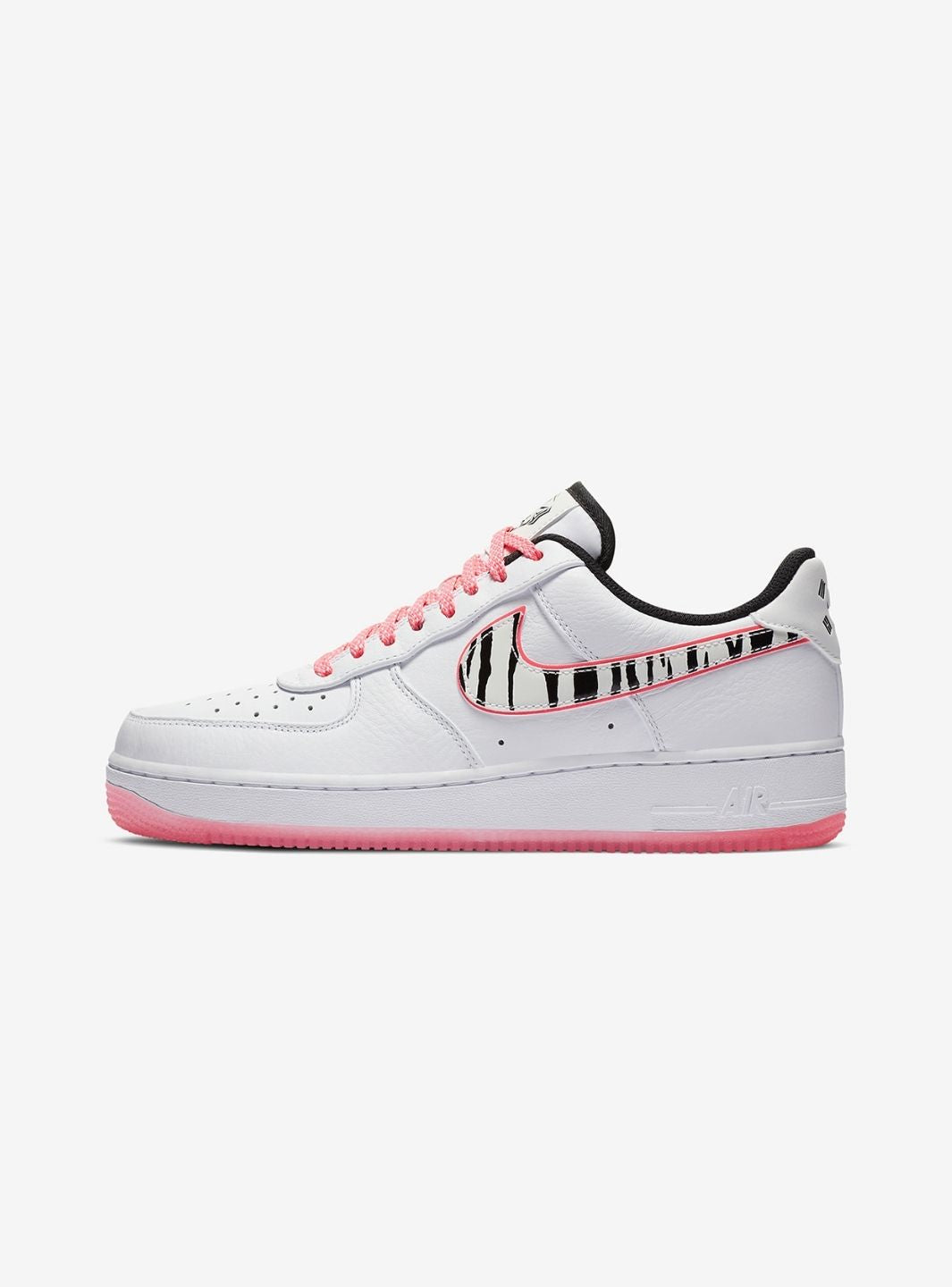 Nike Air Force 1 Low South Korea (2020) sneakers basse uomo e donna pelle bianco, vista laterale