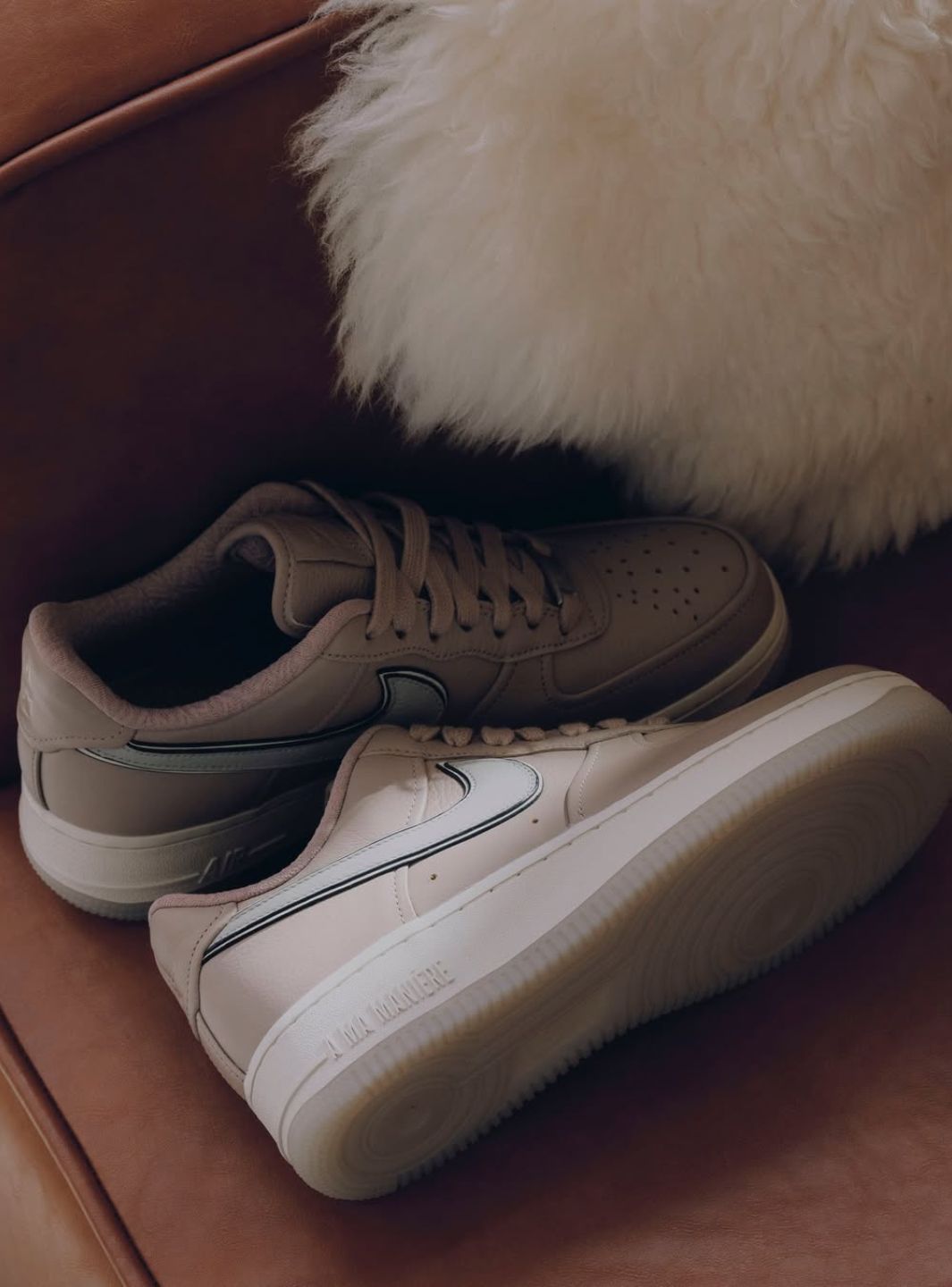 Nike Air Force 1 Low A Ma Maniére While You Were Sleeping sneakers basse uomo e donna pelle multicolore, dettaglio suola