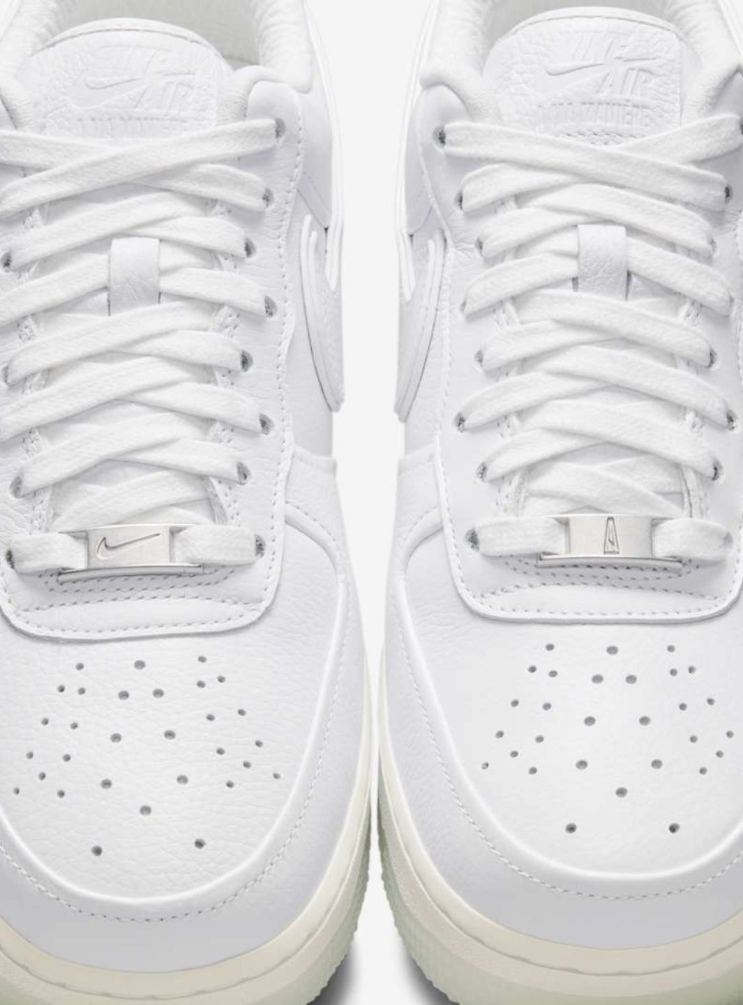 Nike Air Force 1 Low A Ma Maniére White sneakers basse uomo e donna pelle bianco, indossate