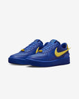 Nike Air Force 1 Low AMBUSH Game Royal sneakers basse uomo e donna pelle blu, vista frontale