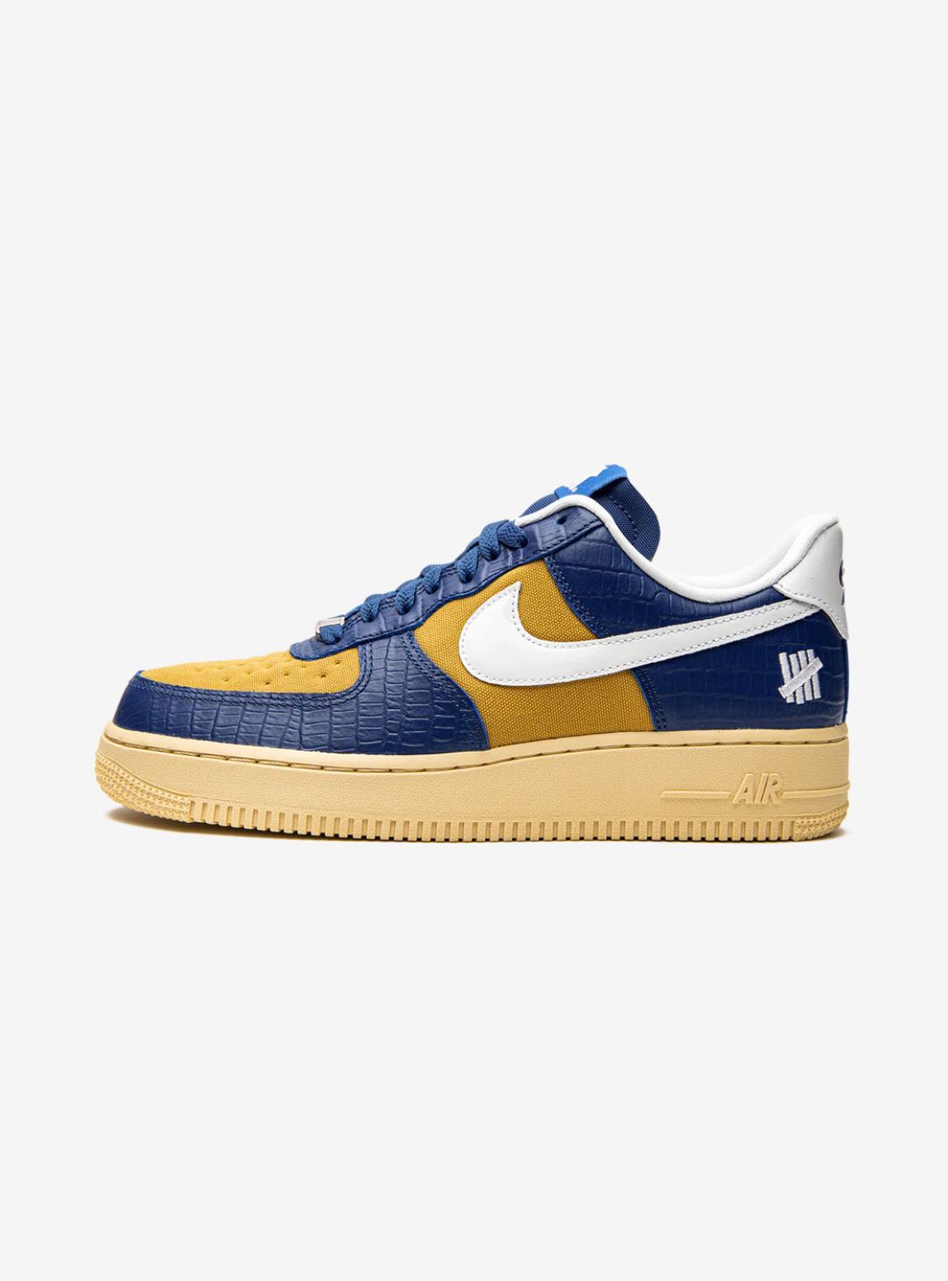 Nike Air Force 1 Low x Undefeated - Sneakers Basse Unisex 5 On It Blue Yellow Croc