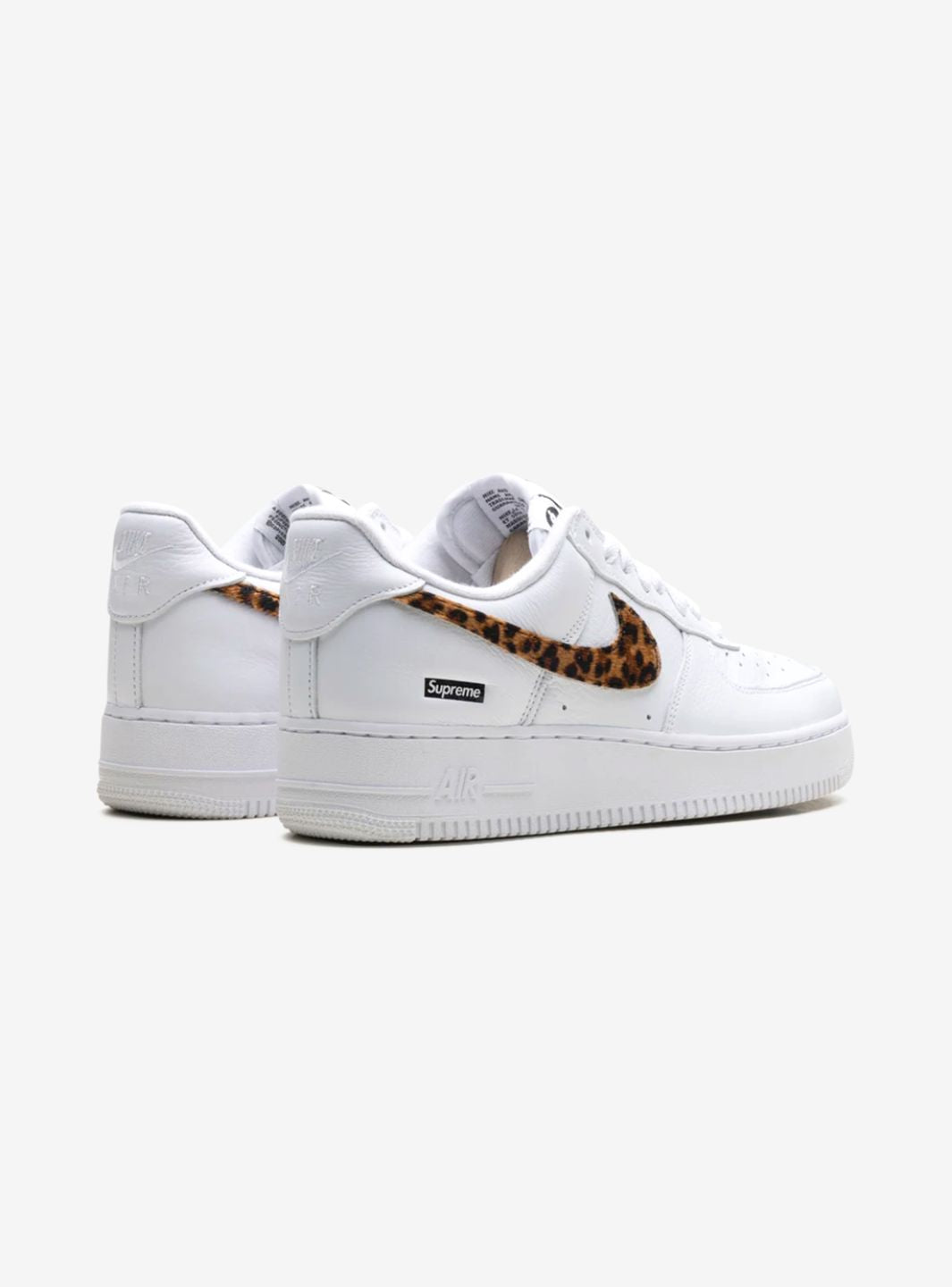 Nike Air Force 1 Low Supreme GOODENOUGH sneakers basse uomo e donna pelle multicolore, dettaglio suola
