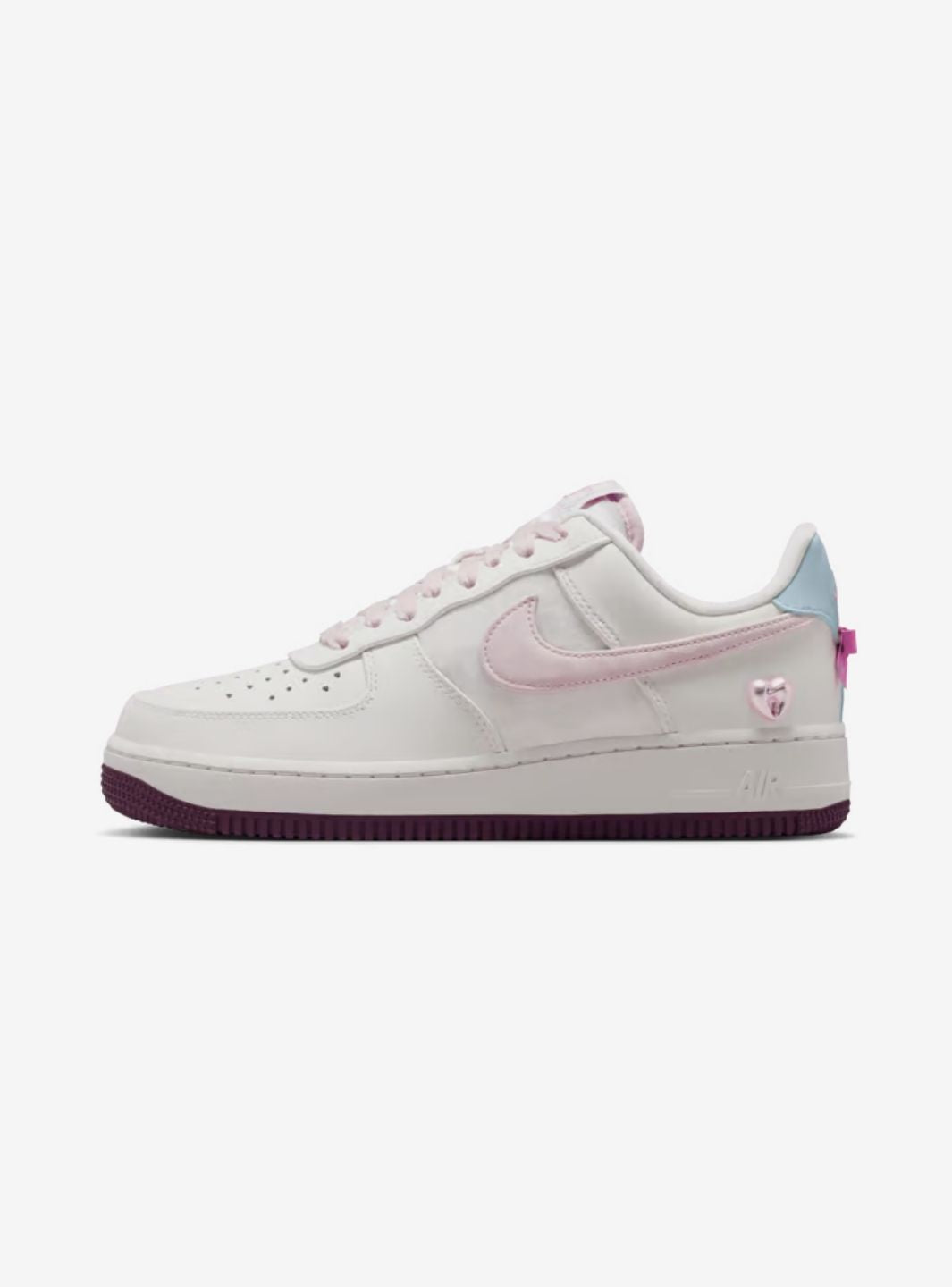 Nike Air Force 1 Low Valentine's Day (2026) sneakers basse donna pelle multicolore, vista laterale