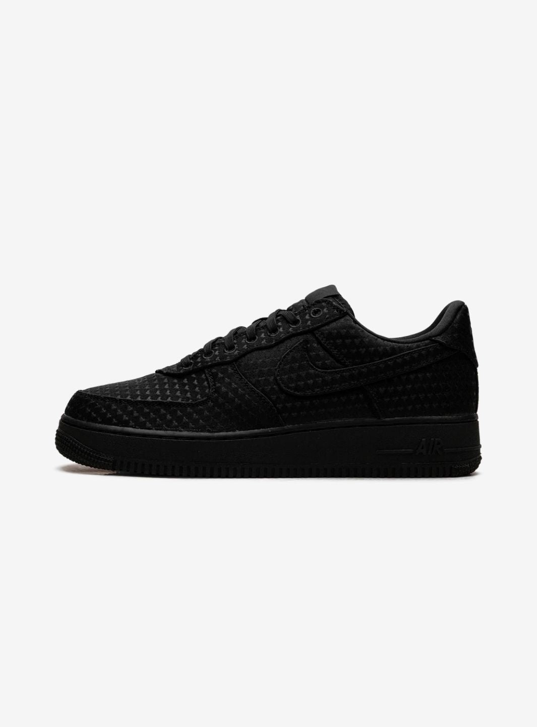 Nike Air Force 1 Low Valentine's Day Black (2026) sneakers basse uomo e donna pelle nero, vista laterale